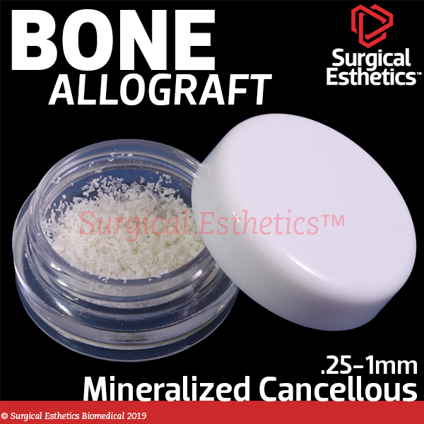 Ossif-i Mineralized Cancellous Bone Allograft – Standard Particle | Surgical Esthetics | Surgical Esthetics Bone Graft