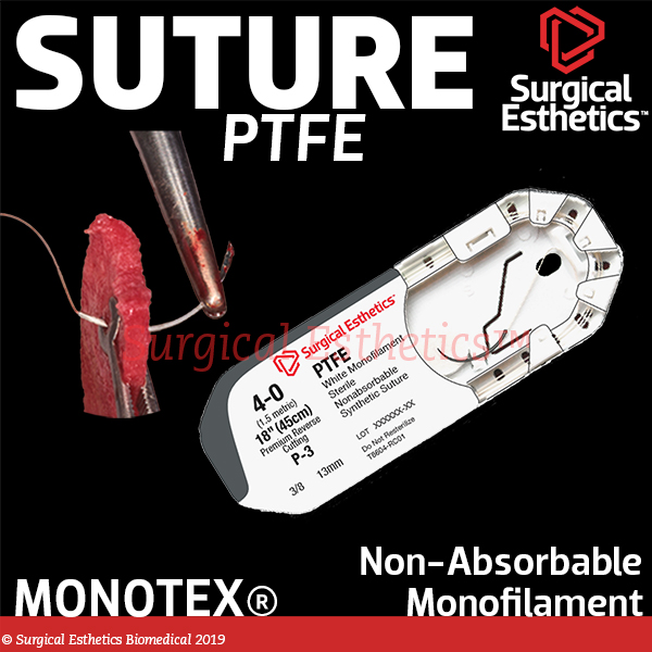 Monotex PTFE monofilament suture